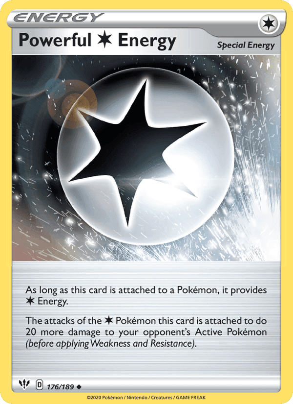 Powerful Colorless Energy, card 176 from Darkness Ablaze