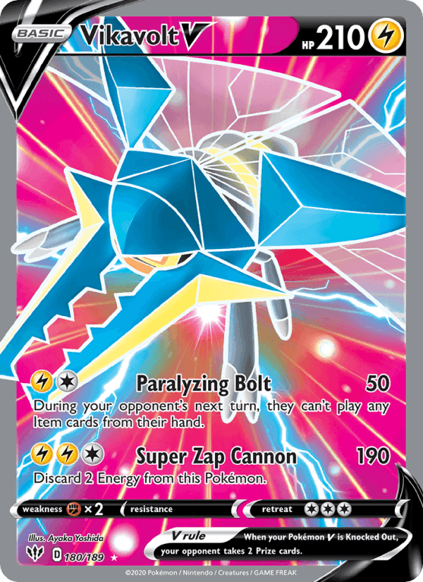 Vikavolt V, card 180 from Darkness Ablaze