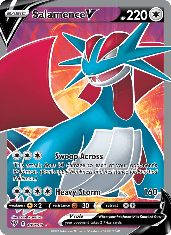 Darkness Ablaze の 185 番、Salamence V