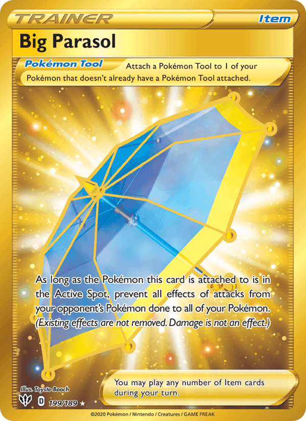 Big Parasol, card 199 from Darkness Ablaze