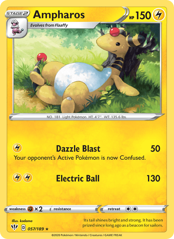 Darkness Ablaze の 57 番、Ampharos