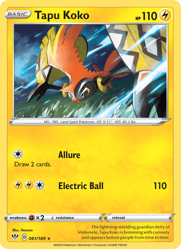 Darkness Ablaze の 61 番、Tapu Koko