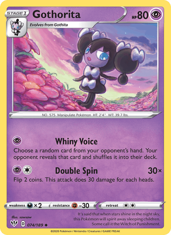 Gothorita, card 74 from Darkness Ablaze