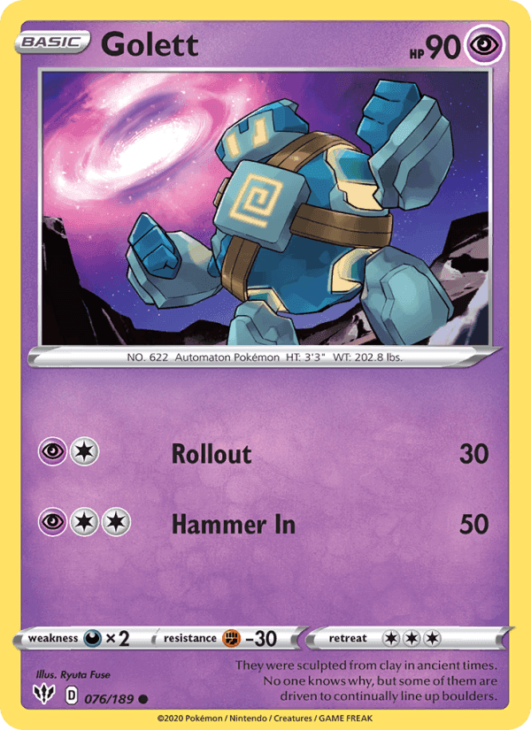 Golett, card 76 from Darkness Ablaze