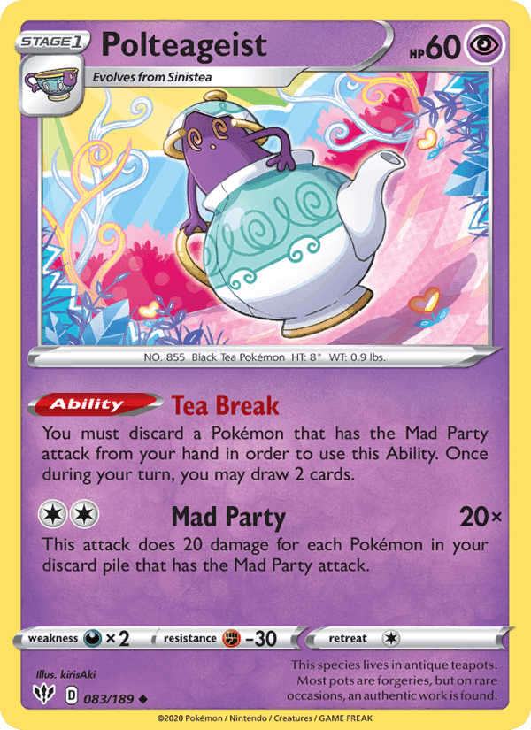 Polteageist, card 83 from Darkness Ablaze