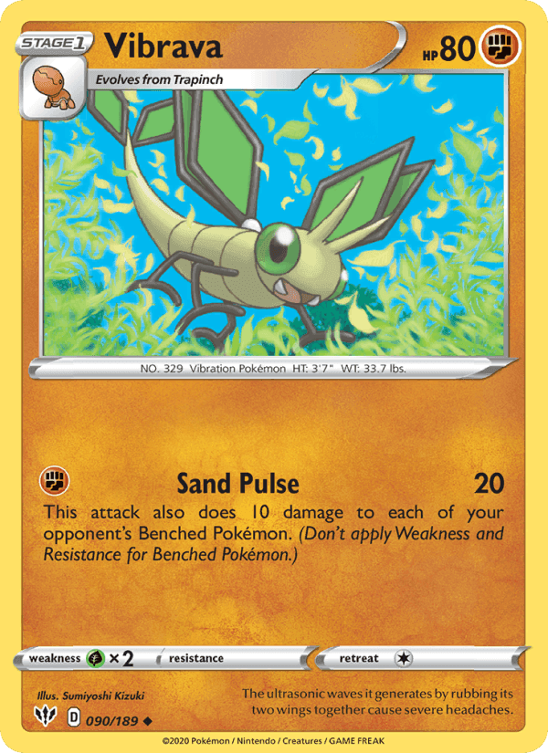 Vibrava, card 90 from Darkness Ablaze