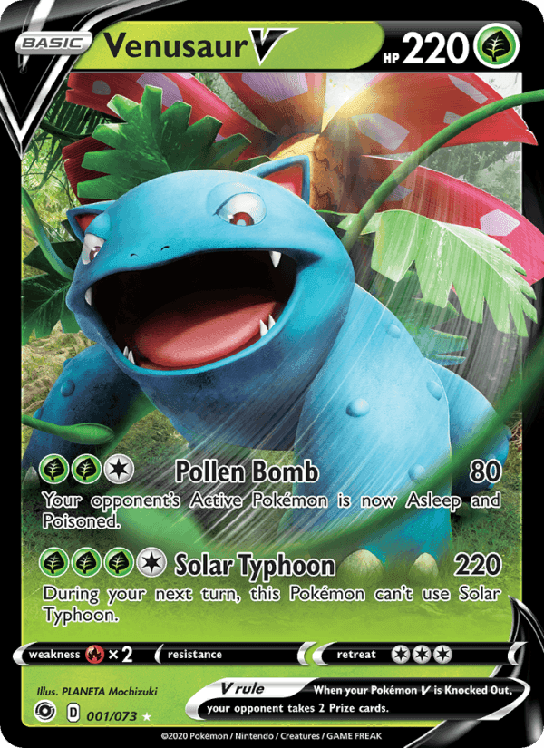 Champion's Path の 1 番、Venusaur V