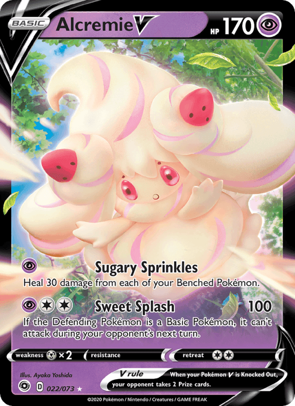 Alcremie V, carta 22 di Champion's Path
