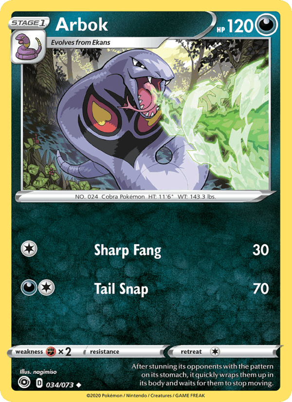 Champion's Path の 34 番、Arbok