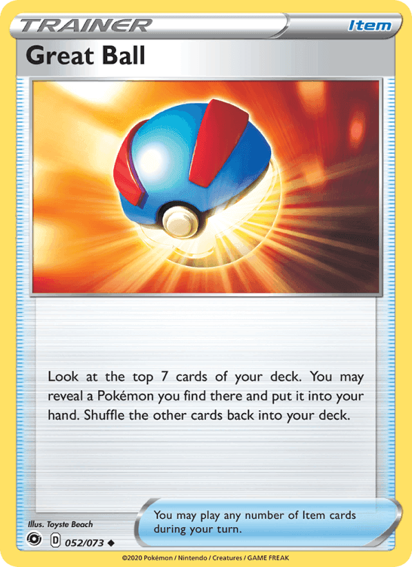 Champion's Path の 52 番、Great Ball