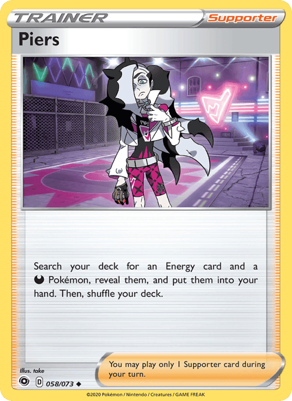 Piers, carta 58 de Champion's Path