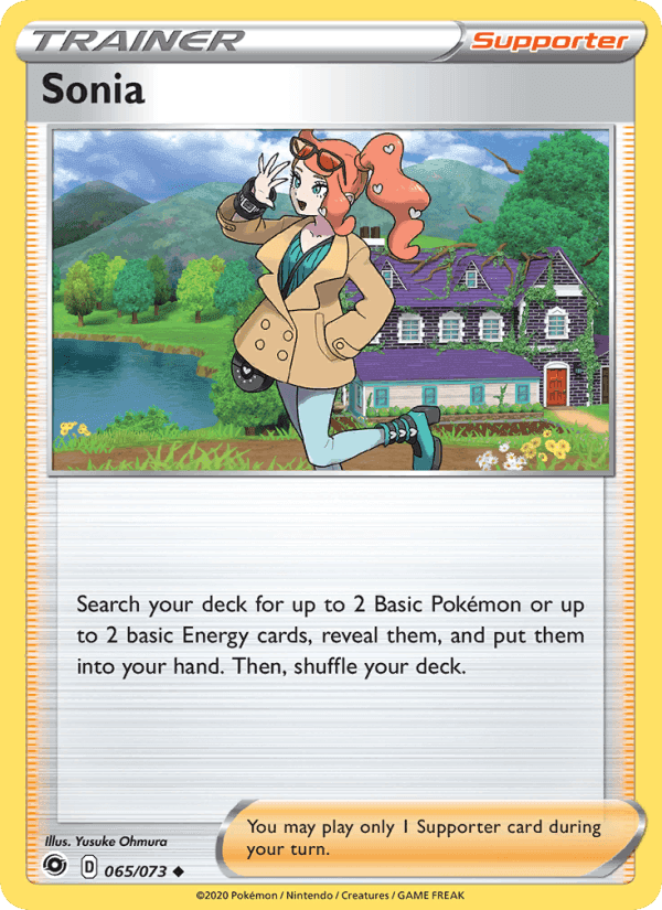 Sonia, card 65 from Champion's Path