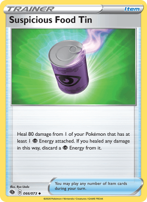 Suspicious Food Tin, card 66 from Champion's Path