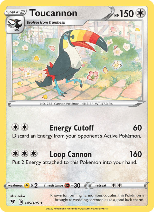 Toucannon, card 145 from Vivid Voltage