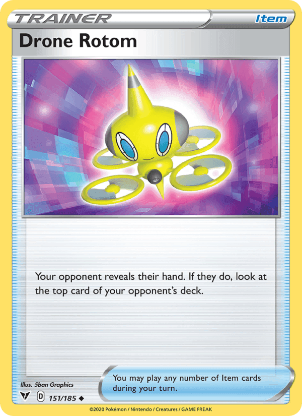 Drone Rotom, card 151 from Vivid Voltage
