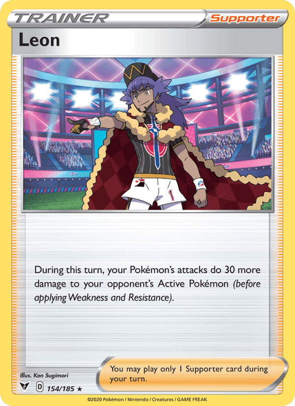 Leon, card 154 from Vivid Voltage