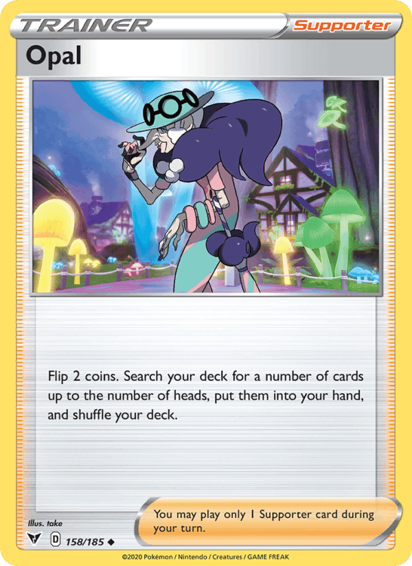 Opal, card 158 from Vivid Voltage