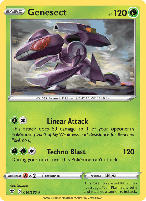 Genesect, card 16 from Vivid Voltage