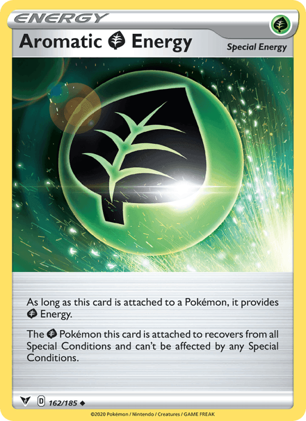 Aromatic Grass Energy, card 162 from Vivid Voltage