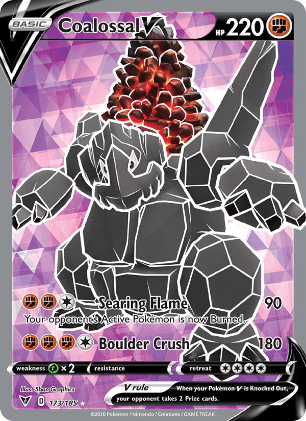 Coalossal V, card 173 from Vivid Voltage
