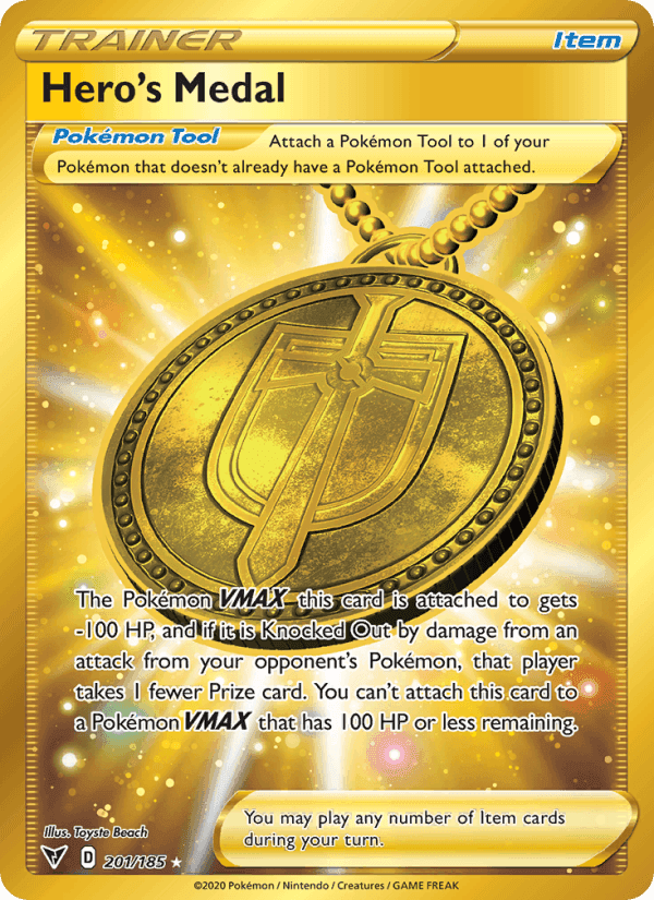 Hero's Medal, card 201 from Vivid Voltage