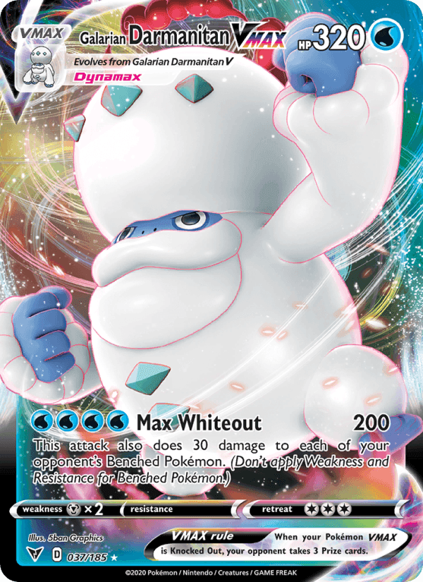 Vivid Voltage の 37 番、Galarian Darmanitan VMAX