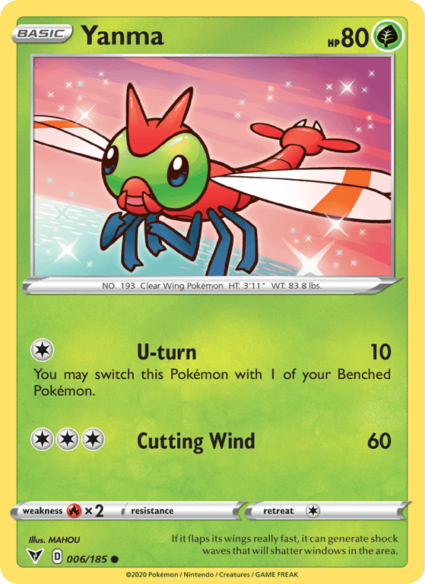 Yanma, carta 6 di Vivid Voltage