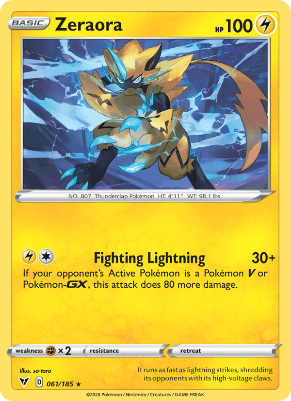 Vivid Voltage の 61 番、Zeraora