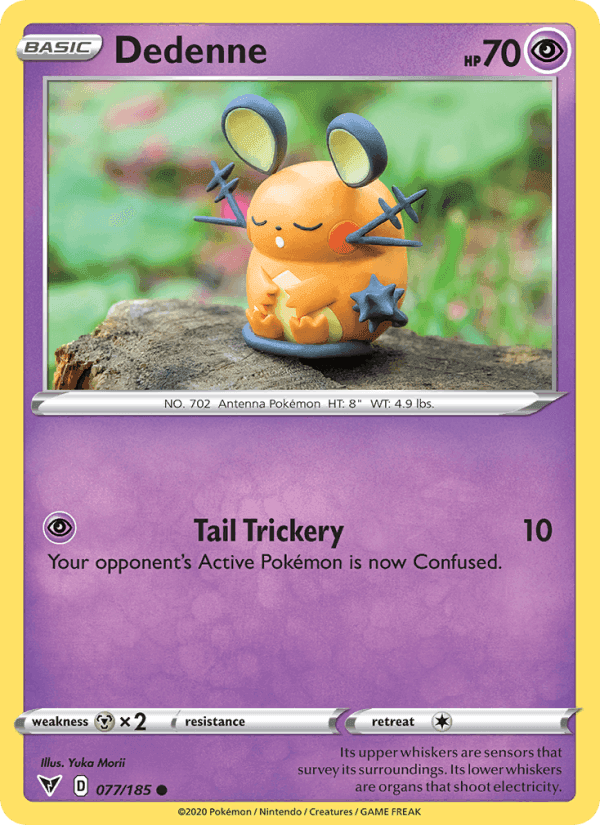 Dedenne, card 77 from Vivid Voltage