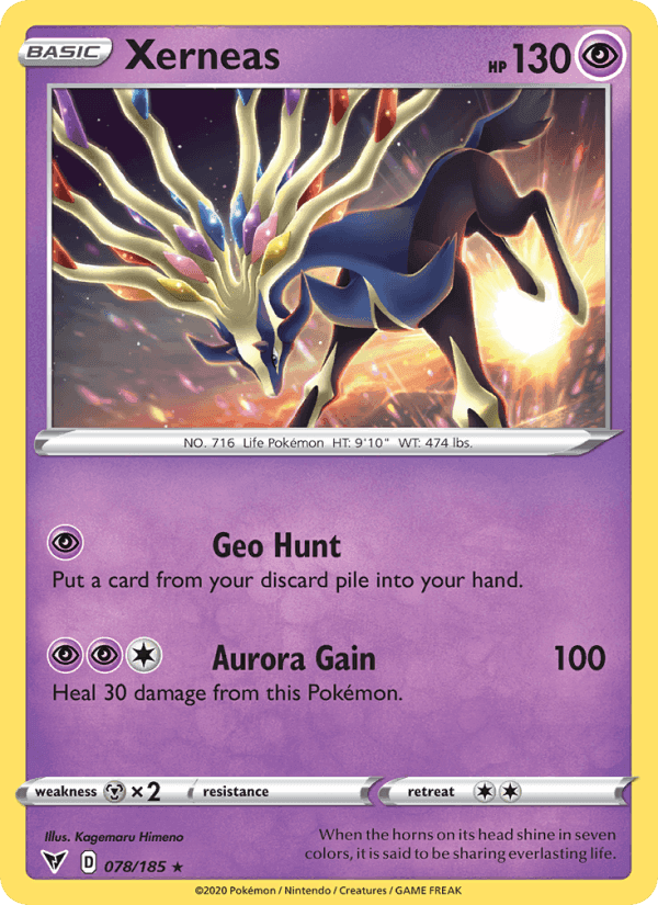 Xerneas, card 78 from Vivid Voltage