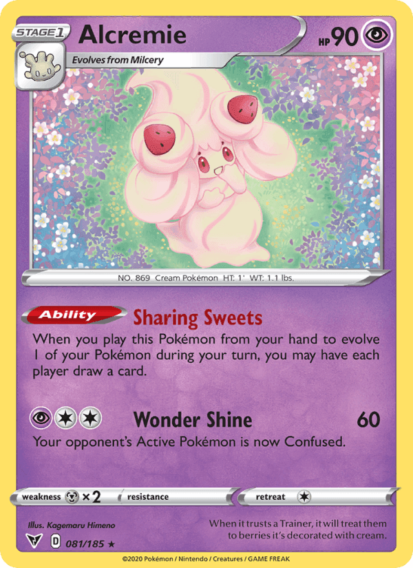 Alcremie, card 81 from Vivid Voltage