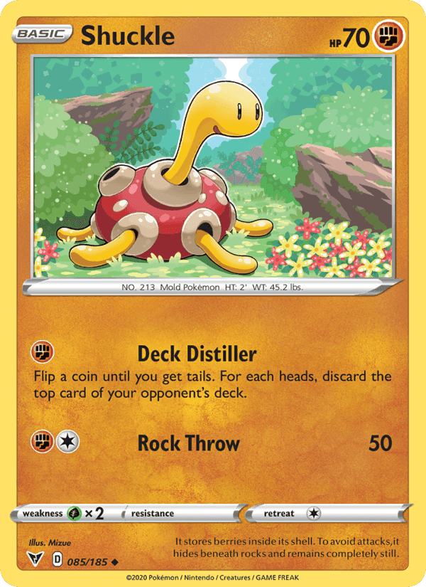 Shuckle, card 85 from Vivid Voltage
