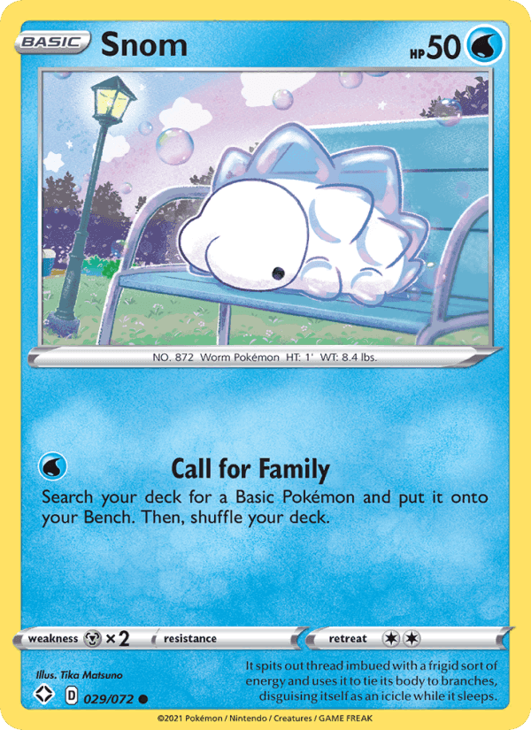 Snom, card 29 from Shining Fates