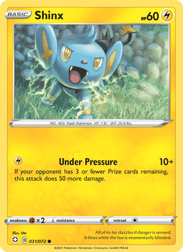 Shinx, card 31 from Shining Fates