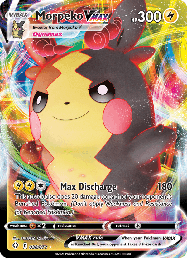 Morpeko VMAX, card 38 from Shining Fates
