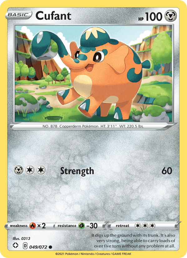 Cufant, card 49 from Shining Fates