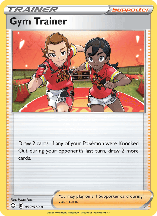 Gym Trainer, card 59 from Shining Fates