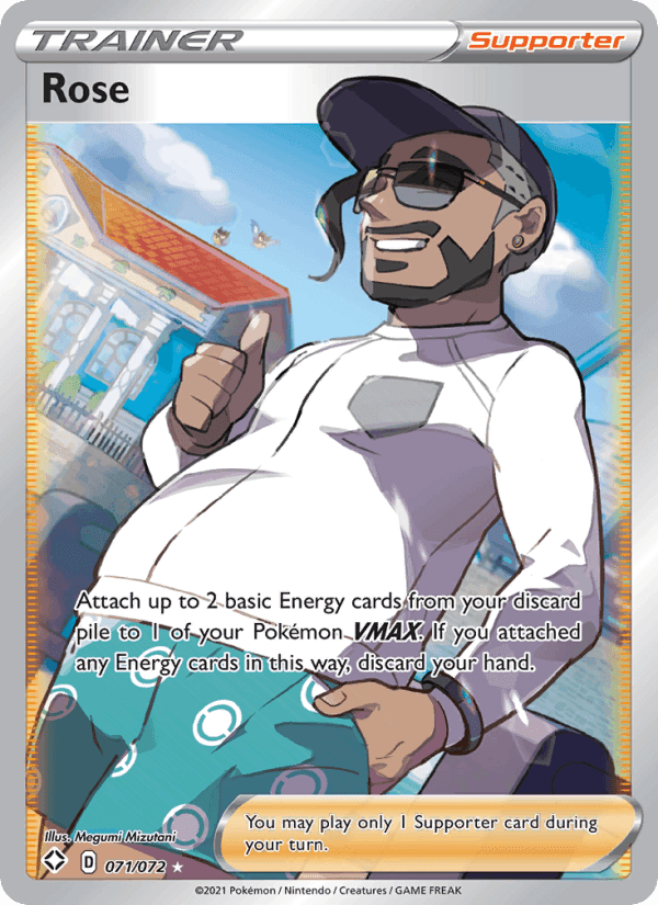 Rose, card 71 from Shining Fates
