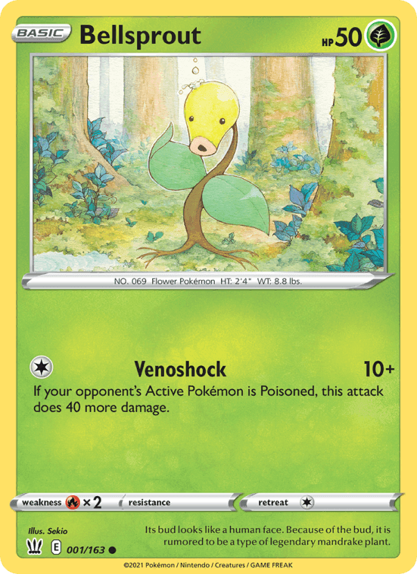 Bellsprout, carta 1 di Battle Styles