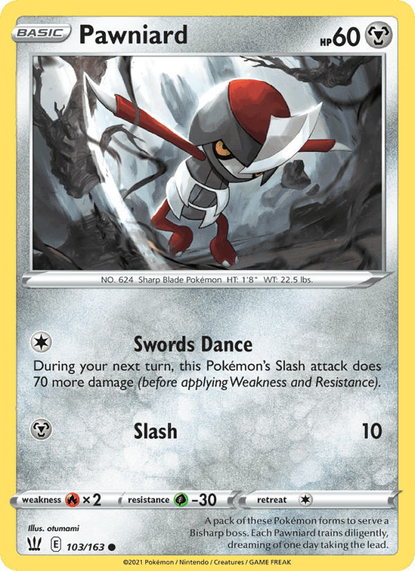 Pawniard, card 103 from Battle Styles
