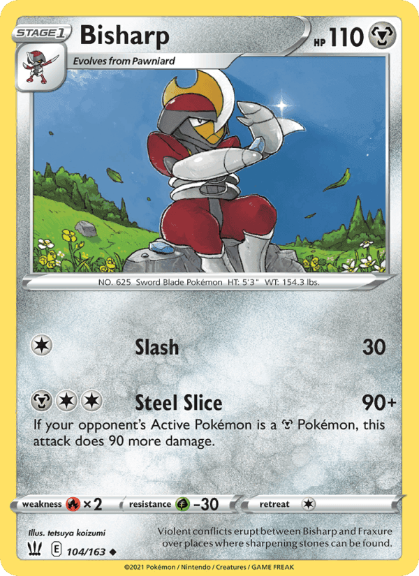Bisharp, card 104 from Battle Styles