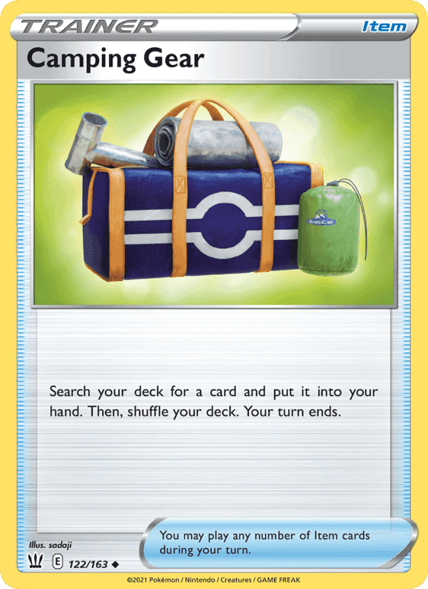 Camping Gear, card 122 from Battle Styles