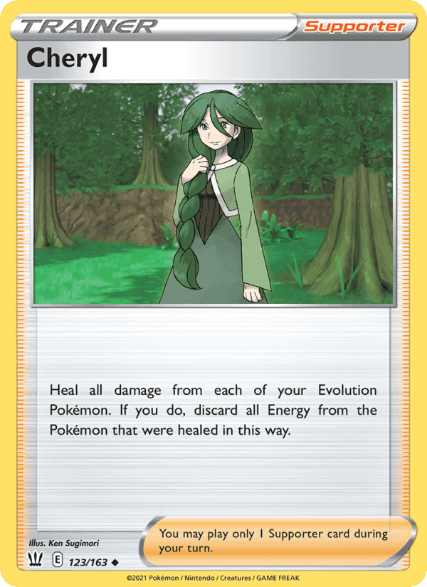 Cheryl, card 123 from Battle Styles