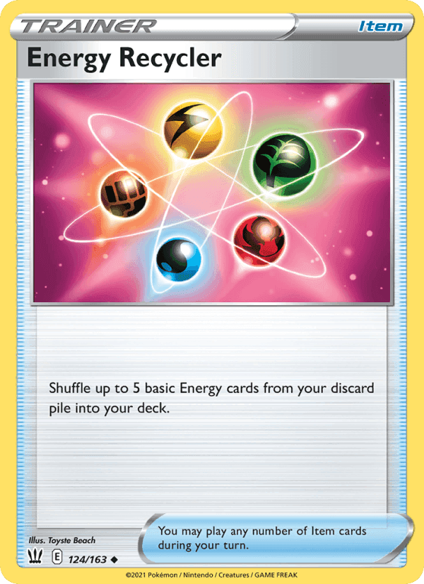 Energy Recycler, card 124 from Battle Styles