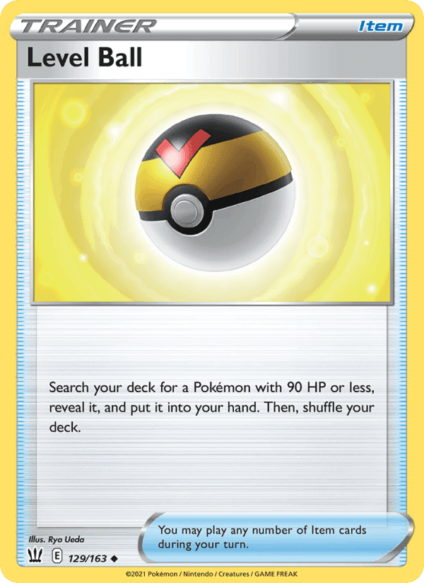 Level Ball, card 129 from Battle Styles