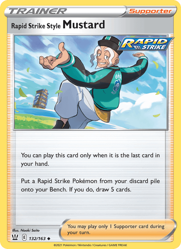 Rapid Strike Style Mustard, card 132 from Battle Styles