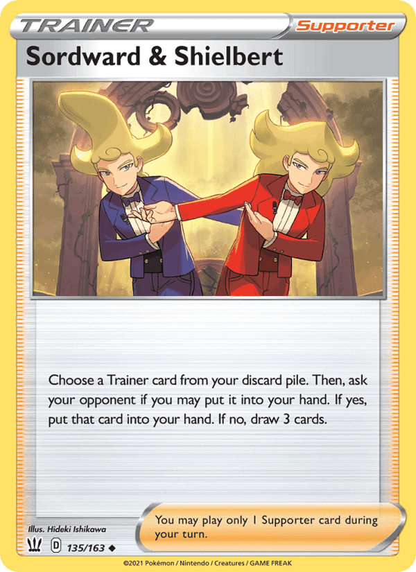 Sordward & Shielbert, card 135 from Battle Styles