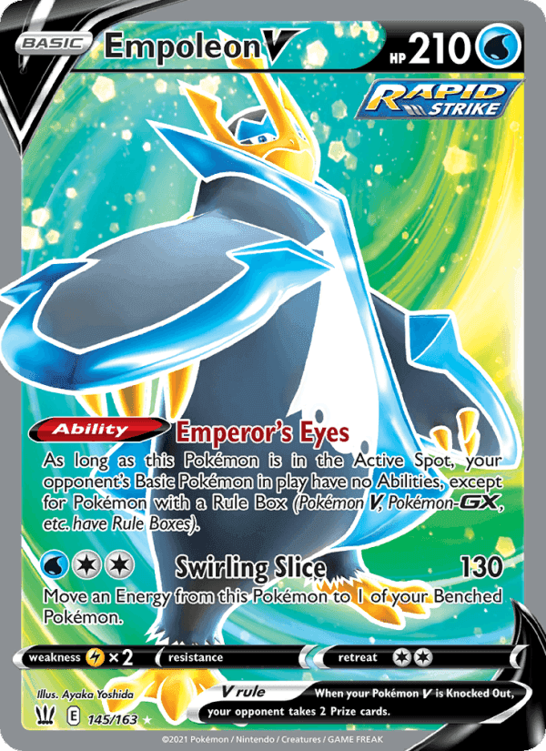 Empoleon V, card 145 from Battle Styles