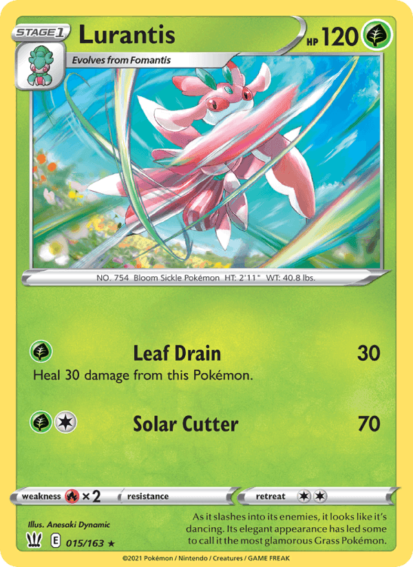Lurantis, card 15 from Battle Styles