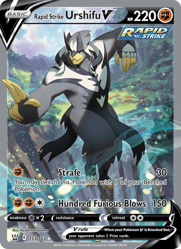 Rapid Strike Urshifu V, carte 153 de Battle Styles